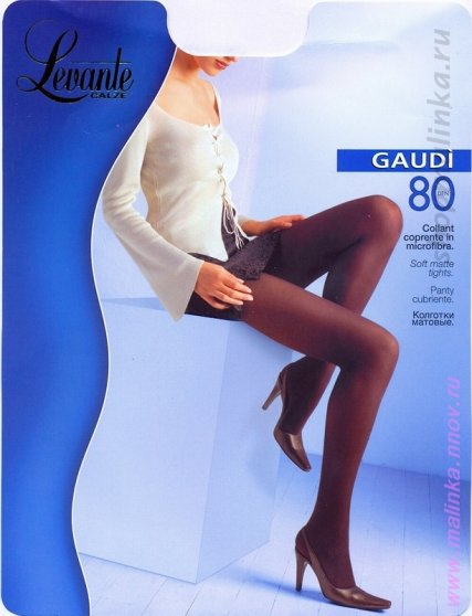 Колготки теплые Gaudi 80 XL