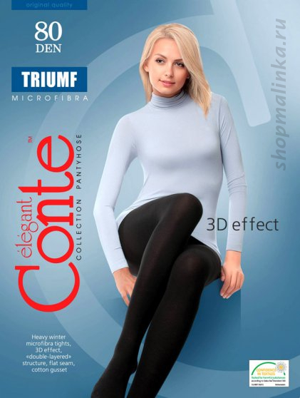 Колготки теплые Triumf 80 XL