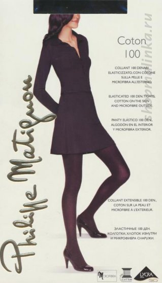 Колготки теплые Coton 100