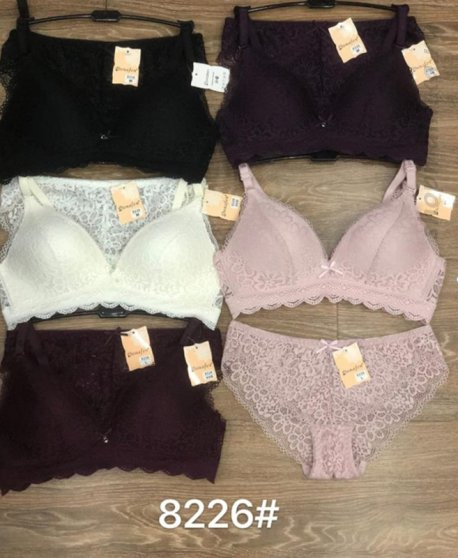 Комплект мягкая чашка + Слипы 8226 B к-т