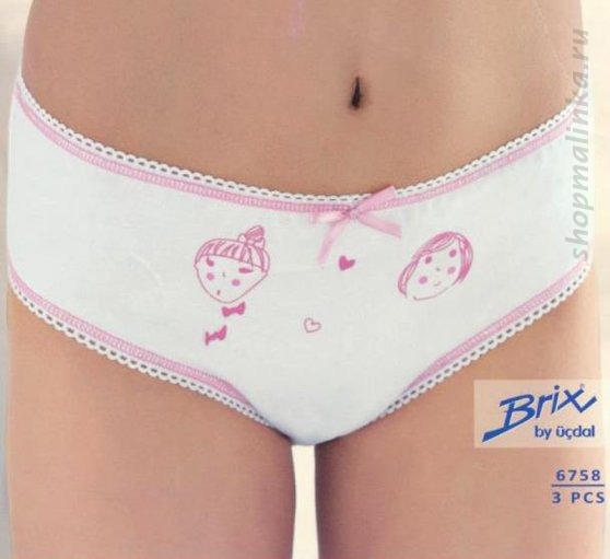 Трусы для девочек 6758 (3шт)