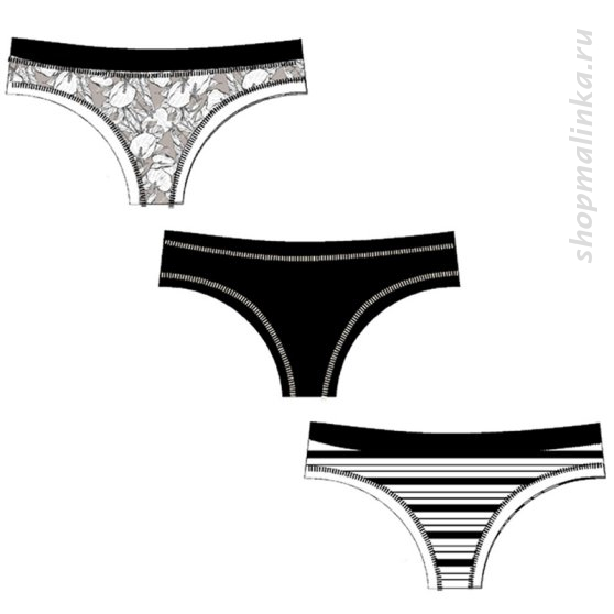 Трусы бразильяно D2091( 3шт.)