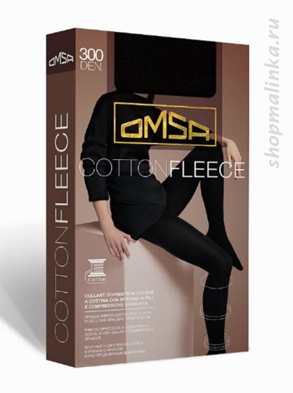 Колготки теплые Cotton Fleece 300