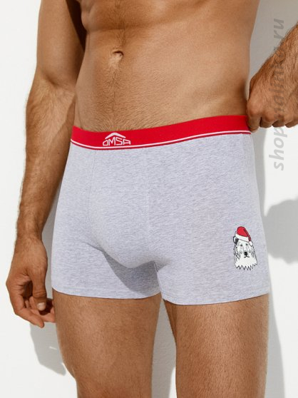 Трусы боксеры (шорты) OmU 1234-25B New Year