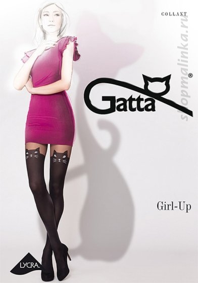 Колготки фантазийные Girl-Up Cat